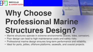 Why Choose Professional Marine Structures Design