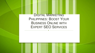Digital Marketing Philippines Boost Your Business Online with Expert SEO Services