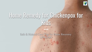 Chickenpox Treatment : 10 Amazing Chicken Pox Home Remedies