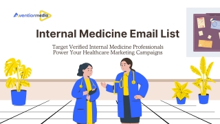Internal Medicine Email List – Reach Verified Healthcare Professionals