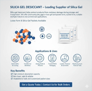 Silica Gel Desiccant - Leading Supplier of Silica Gel