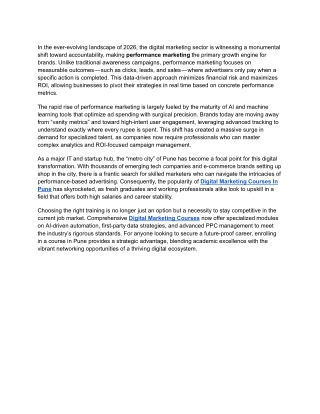 Digital Marketing Course In Pune With 100% Placements