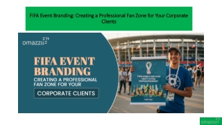 FIFA Event Branding: How to Make a Pro Fan Zone