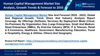 Human Capital Management Market Size Analysis, Growth Trends & Forecast to 2033