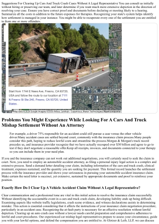 Exactly How To Work Out An Accident Settlement On Your Own