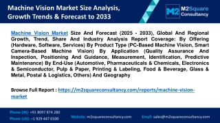 Machine Vision Market Size Analysis, Growth Trends & Forecast to 2033