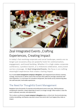 Zeal Integrated Event1
