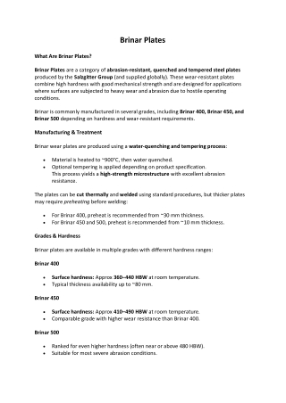 Brinar Plates
