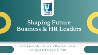 MBA Colleges in Pune | Business, HR & Analytics Careers