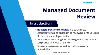 Managed Document Review
