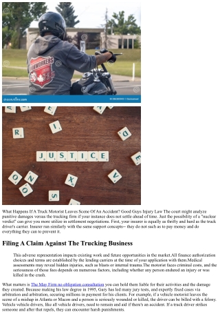 What Takes Place If A Vehicle Vehicle Driver Leaves The Scene Of A Mishap? Blake