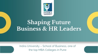 MBA Colleges in Pune | Future-Ready Management Careers