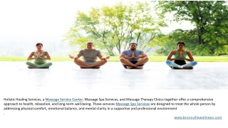 Meditation Classes Center Massage Therapy Clinics