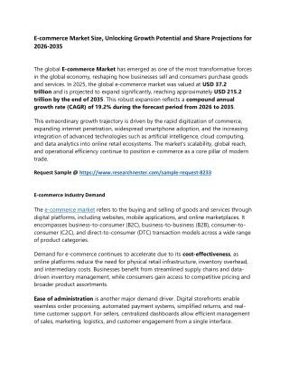 E-commerce Market