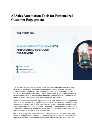 AI Sales Automation Tools