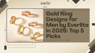 Gold Ring Designs for Men by Everlite in 2026: Top 5 Picks