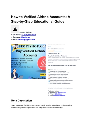 How to Buy Verified Airbnb Accounts_ A Step-by-Step Guide