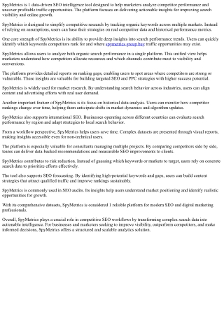 group buy spymetrics