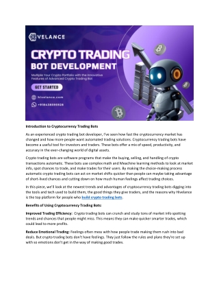 Driving Profits: Maximizing Returns with Crypto Trading Bot Development