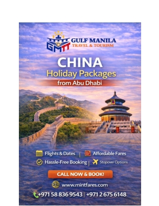 Budget-Friendly China Holiday Packages for Filipinos