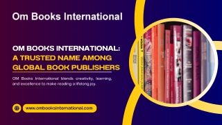OM Books International A Trusted Name Among Global Book Publishers