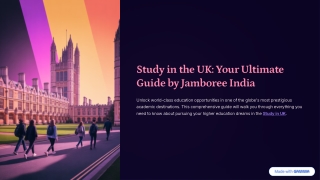 Study in the UK: A World-Class Education with Global Recognition
