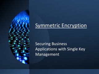 Symmetric Encryption Securing Business Applications with Single Key Management