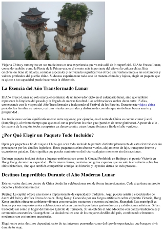 Adecuado  Para  Explorar las Tradiciones Chinas Durante el Año  Innovador  Lunar