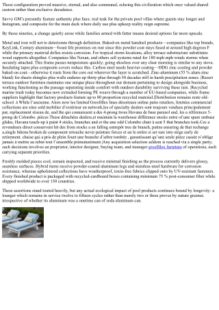 Why Nardi is a Leader in Adirondack Furniture Design