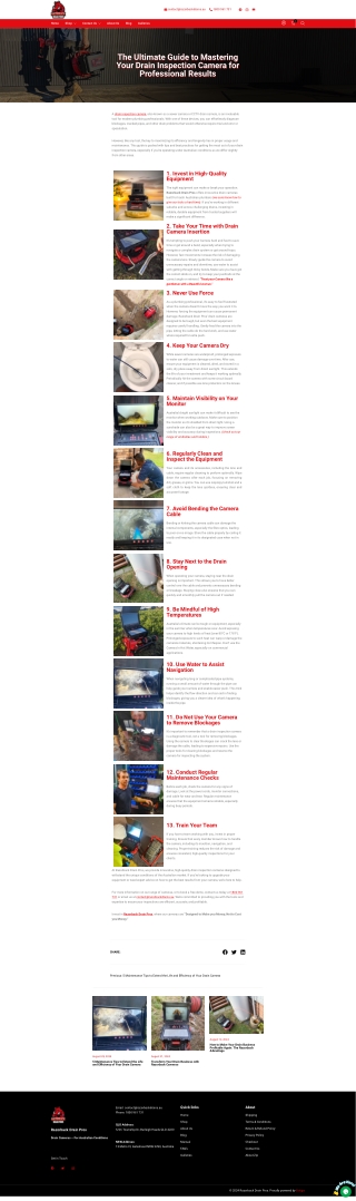 The Ultimate Guide to Mastering Your Drain Inspection Camera