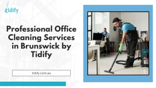 Professional Office Cleaning Services in Brunswick by Tidify