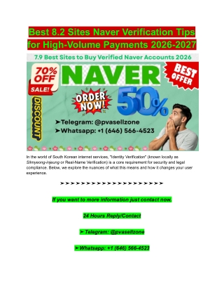 Best 8.2 Sites Naver Verification Tips for High-Volume Payments 2026-2027