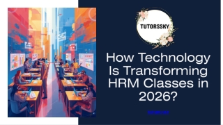 How Technology Is Transforming HRM Classes in 2026
