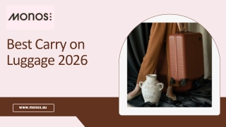 Best Carry on Luggage 2026