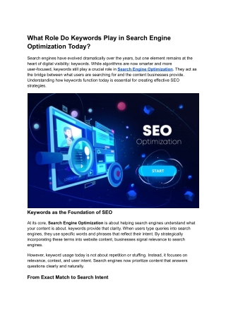 Search Engine Optimization