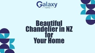 Chandelier In NZ