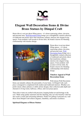 Shop Brass Krishna Statues to Bring Peace to Your Home