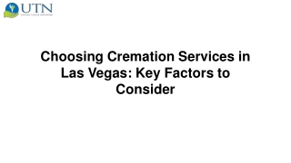 Choosing Cremation Services in Las Vegas Key Factors to Consider