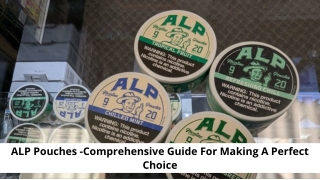 ALP Pouches -Comprehensive Guide For Making A Perfect Choice