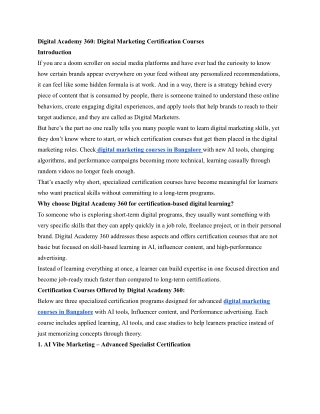 Digital Academy 360_ Digital Marketing Certification Courses