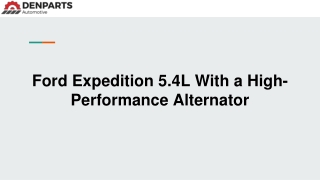 Best Alternator for Ford Expedition Online