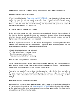 Watermelon Ice iJOY XP50000: Crisp, Cool Flavor That Goes the Distance