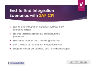 SAP CPI Online Training  SAP Cloud Integration Training
