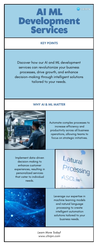 AI & ML Development Services Powering Smarter Businesses – Chirpn