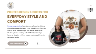 Shop Trendy Printed Design T Shirts for All Ages