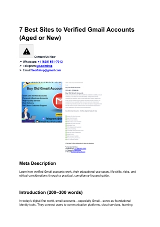 7 Best Sites to Buy Verified Gmail Accounts (Aged or New) ... (3)