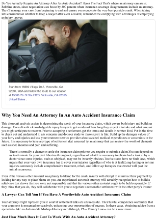 An Attorney Can Assist Evaluate Fault And Settlement After A Car Accident