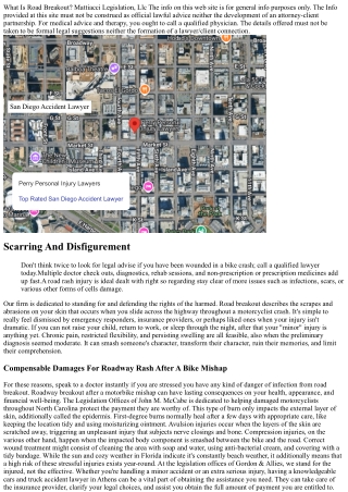 Can I Seek Settlement For A Bike Roadway Breakout Injury?