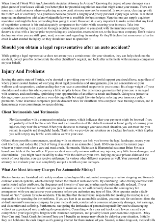 Should I Obtain A Legal Representative For An Auto Accident?