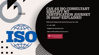 Can an ISO Consultant Simplify My Certification Journey in 2026 Explained